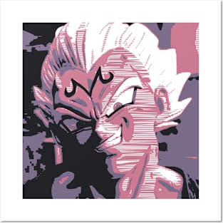 vegeta majin Posters and Art